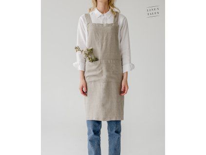 Natural Crossback Apron