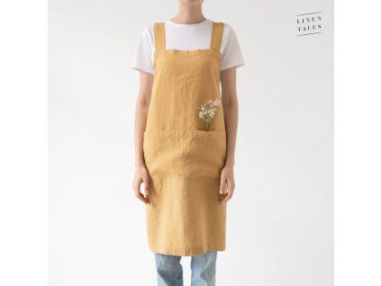Honey Crossback Apron
