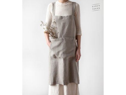 Natural Pinafore Apron